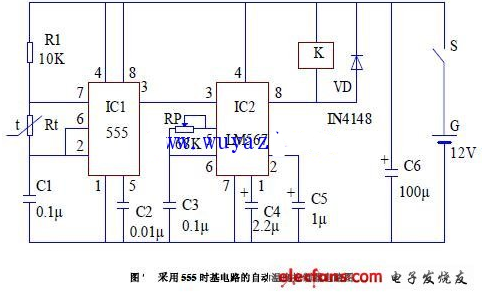 555电子温控器电路图大全（八款模拟电路设计原理图详解）