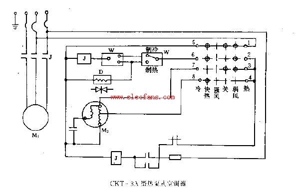 ckt-3a型热泵式空调机电路图           910ch型洗衣机程序控制器电路