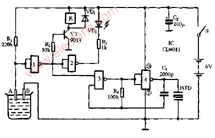 水满报警器电路图