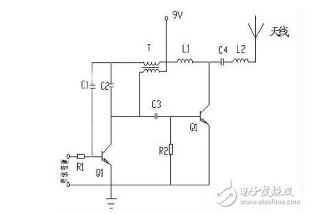 簡單9018無線發(fā)射電路詳解