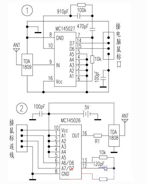 無線鼠標電路是如何工作的