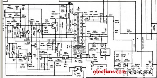康佳t2588e彩电cpu保护电路 - 电视机电路图讲解