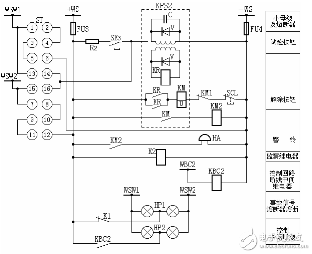 二次回路电路原理图及讲解(三—电路天天读 电工基础电路图