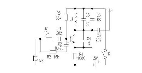 1.5v電池?zé)o線話筒制作（六款無線話筒電路圖制作）