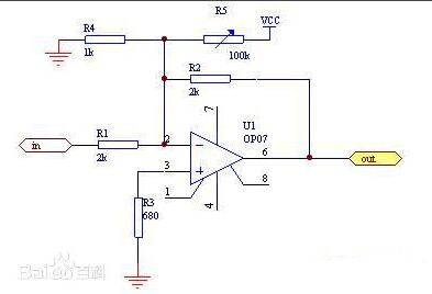 反相加法器電路與原理