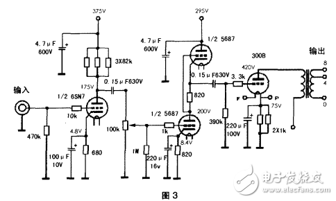 300b单端胆机电路图（六款模拟电路设计原理图详解）