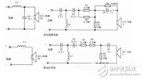 音箱三分频器电路图（四款模拟电路设计原理图详解）