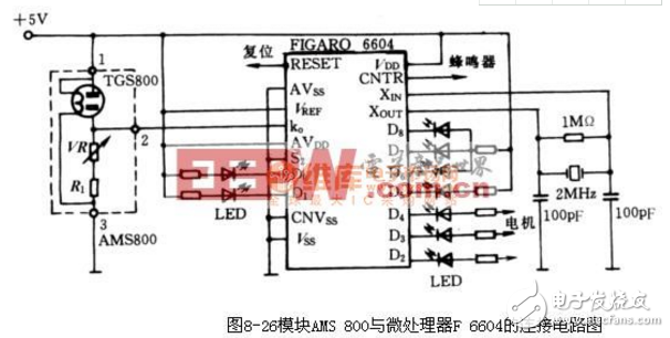 氣敏傳感器電路圖大全（六款氣敏傳感器電路設(shè)計原理圖詳解）