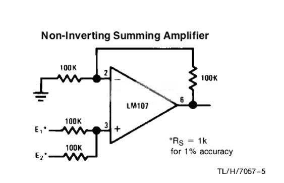 non investing summing amplifier pdf