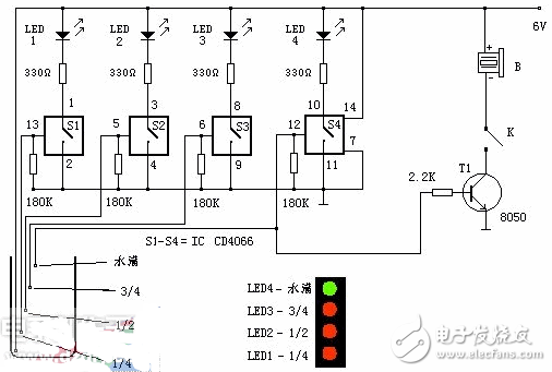 Cd4066 схема включения