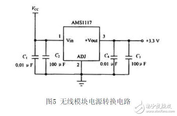 nRF24L01无线温湿度测试系统电路