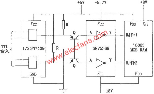SN75369双MOS驱动器  www。elecfans。com