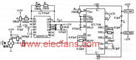 AD转换式数字转速仪的电路 http://www、elecfans、com