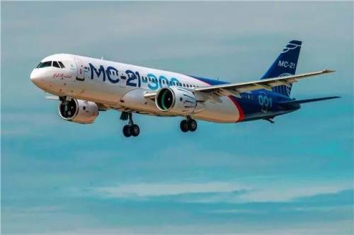 俄国开发出MC-21客机与波音MAX 7和空客A220-300飞机相差无几