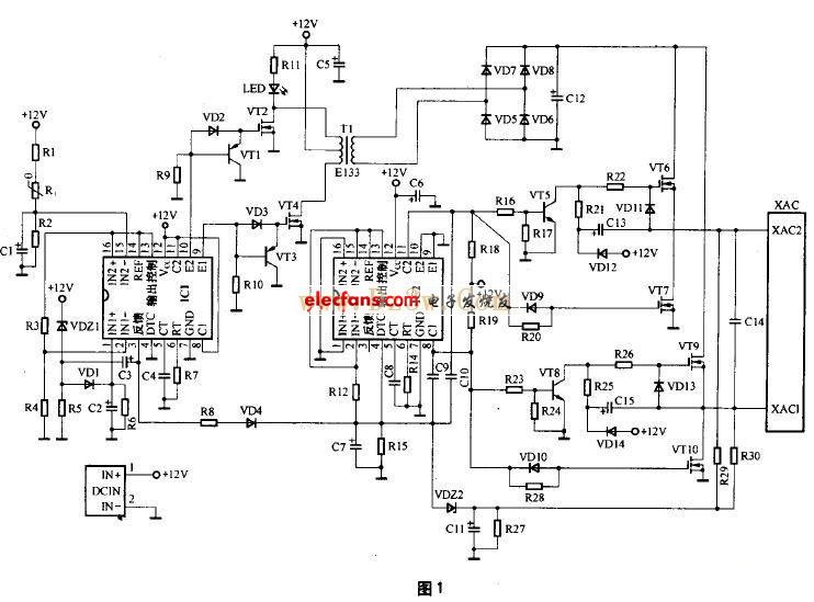稳压二极管组成的基本稳压电电工基础电路图讲解