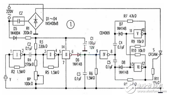 槽型光電開關參數及應用光電開關電子電路圖