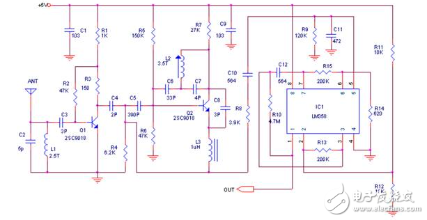 433m无线发射电路图大全（T630无线电/音频调制/电感三点式发射电路详解）