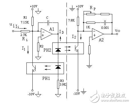 光电隔离应用设计电路图