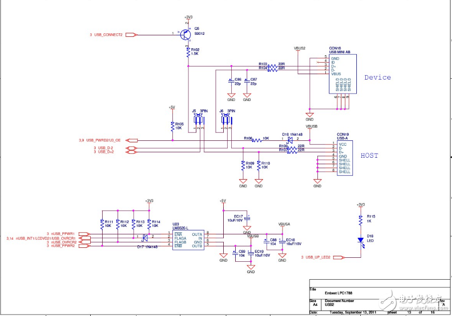 lpc1788开发板原理图