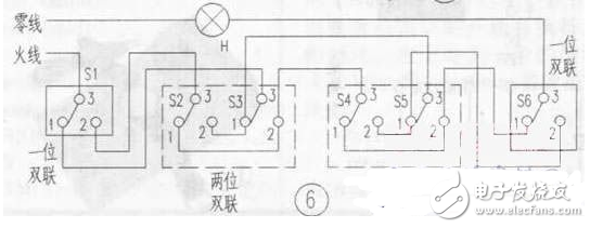 楼梯开关双控电路图大全（七款楼梯开关双控电路设计原理图详解）