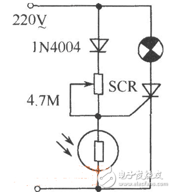 光敏电阻光控灯电路图大全（太阳能/晶闸管/光控开关）