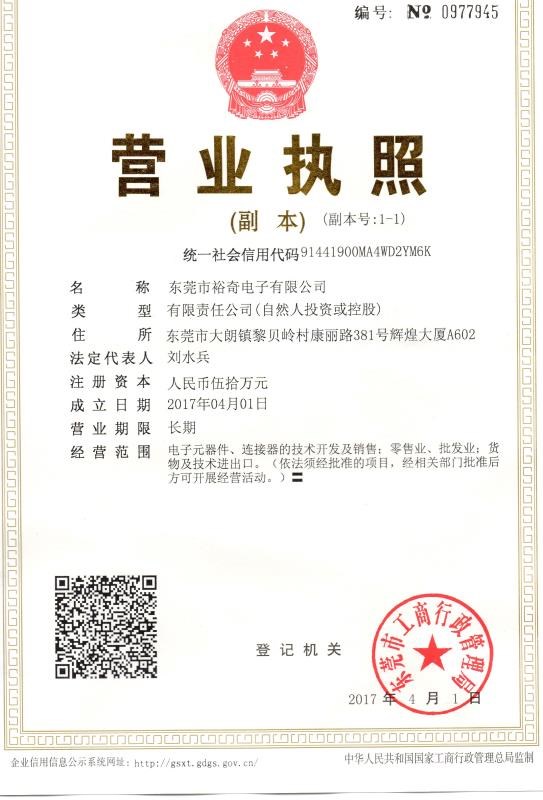 东莞市裕奇精密电子有限公司logo